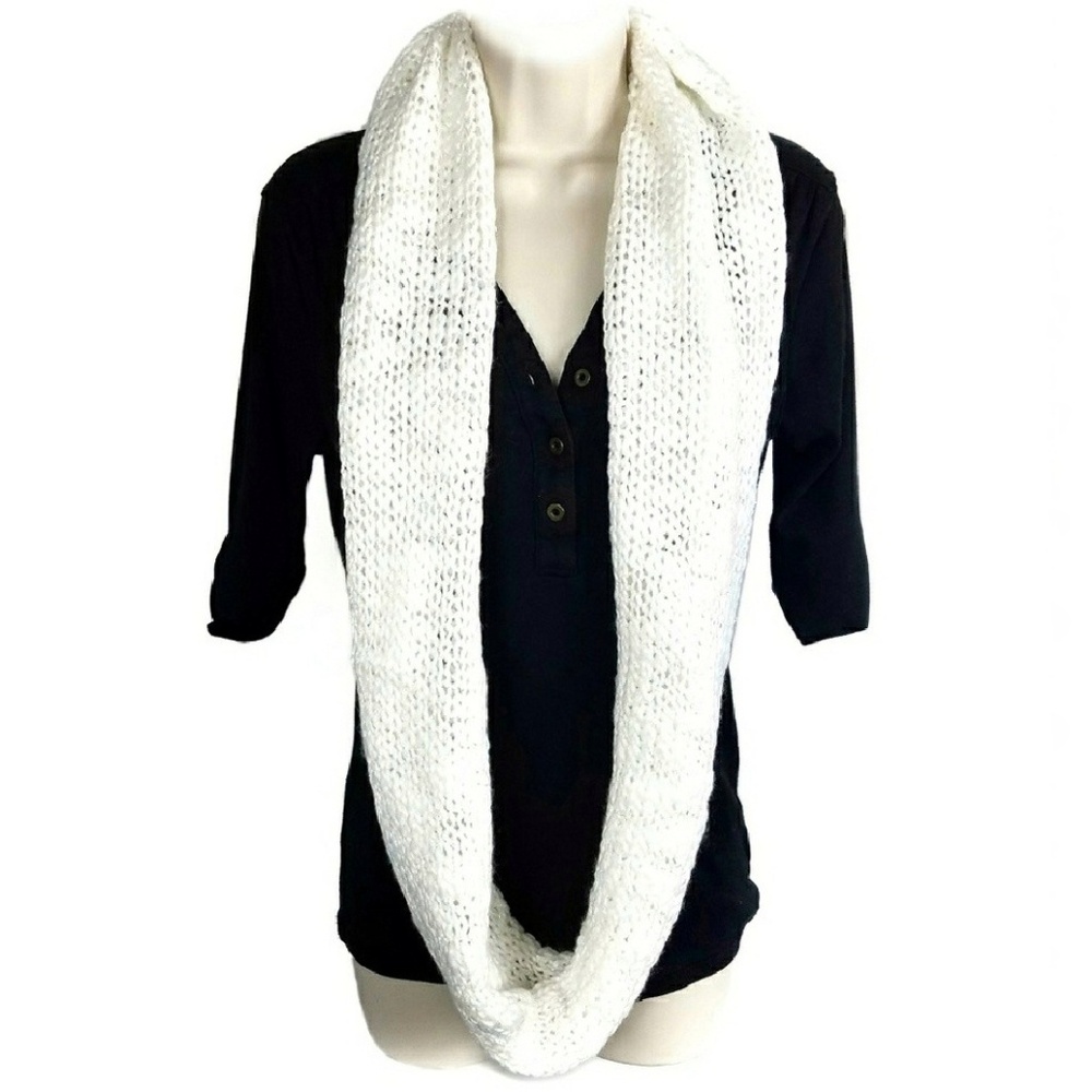 ❄2/$15 BCBGeneration Sparkly Infinity Loop Scarf - Picture 2 of 6